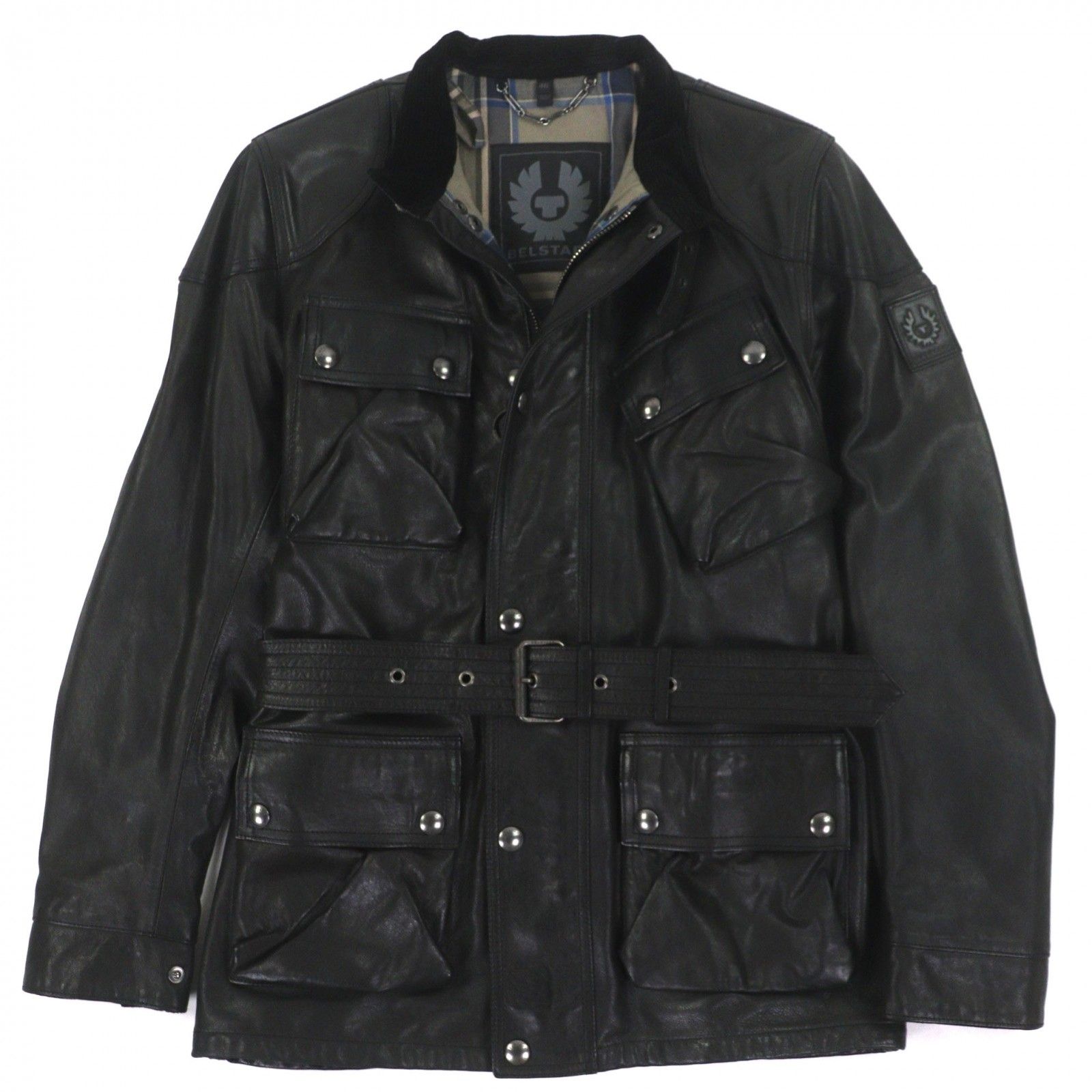 美品▽BELSTAFF ベルスタッフ panther jacket コーデュロイ使い 