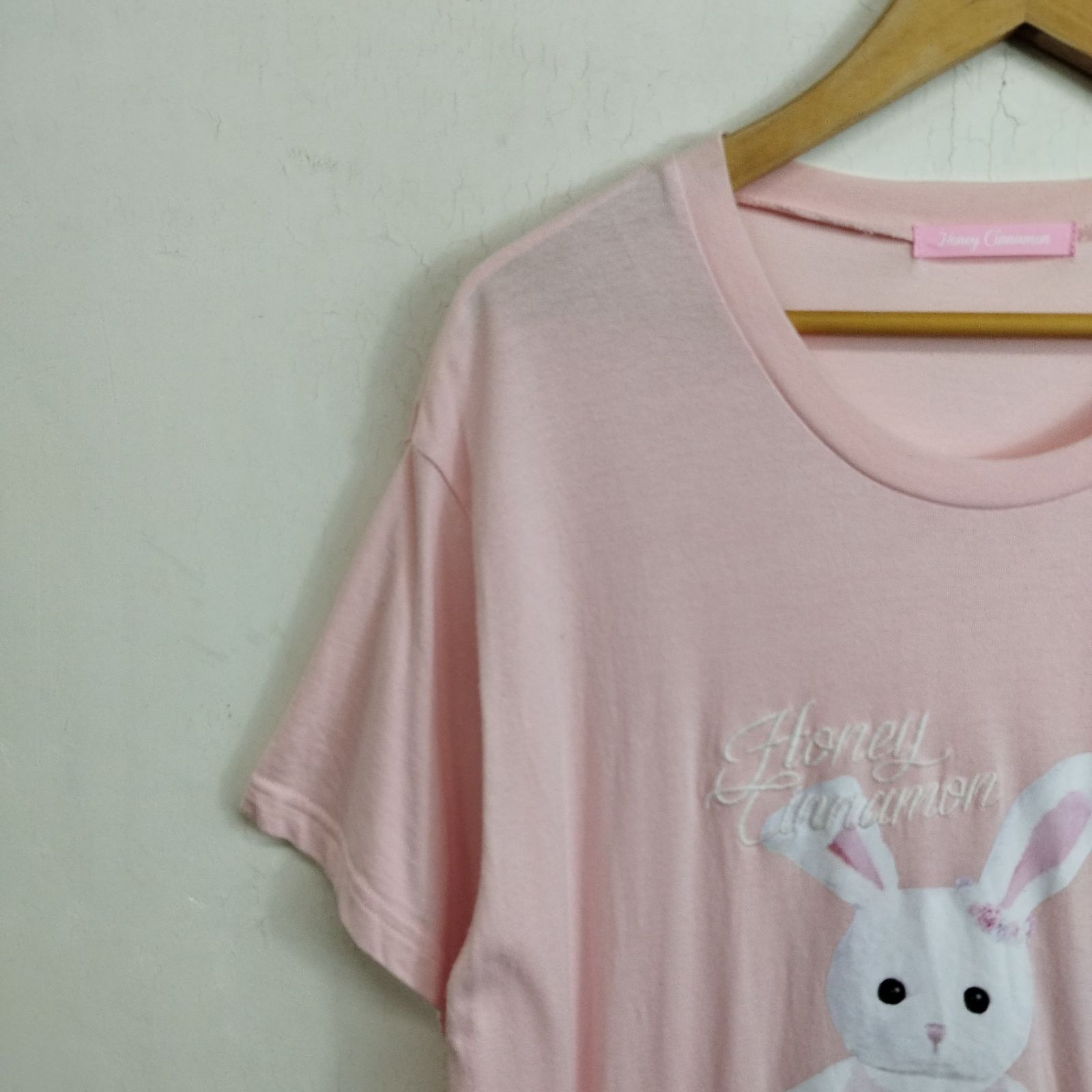 Honey Cinnamon ハニーシナモン 半袖Tシャツ ロングカットソー うさぎ