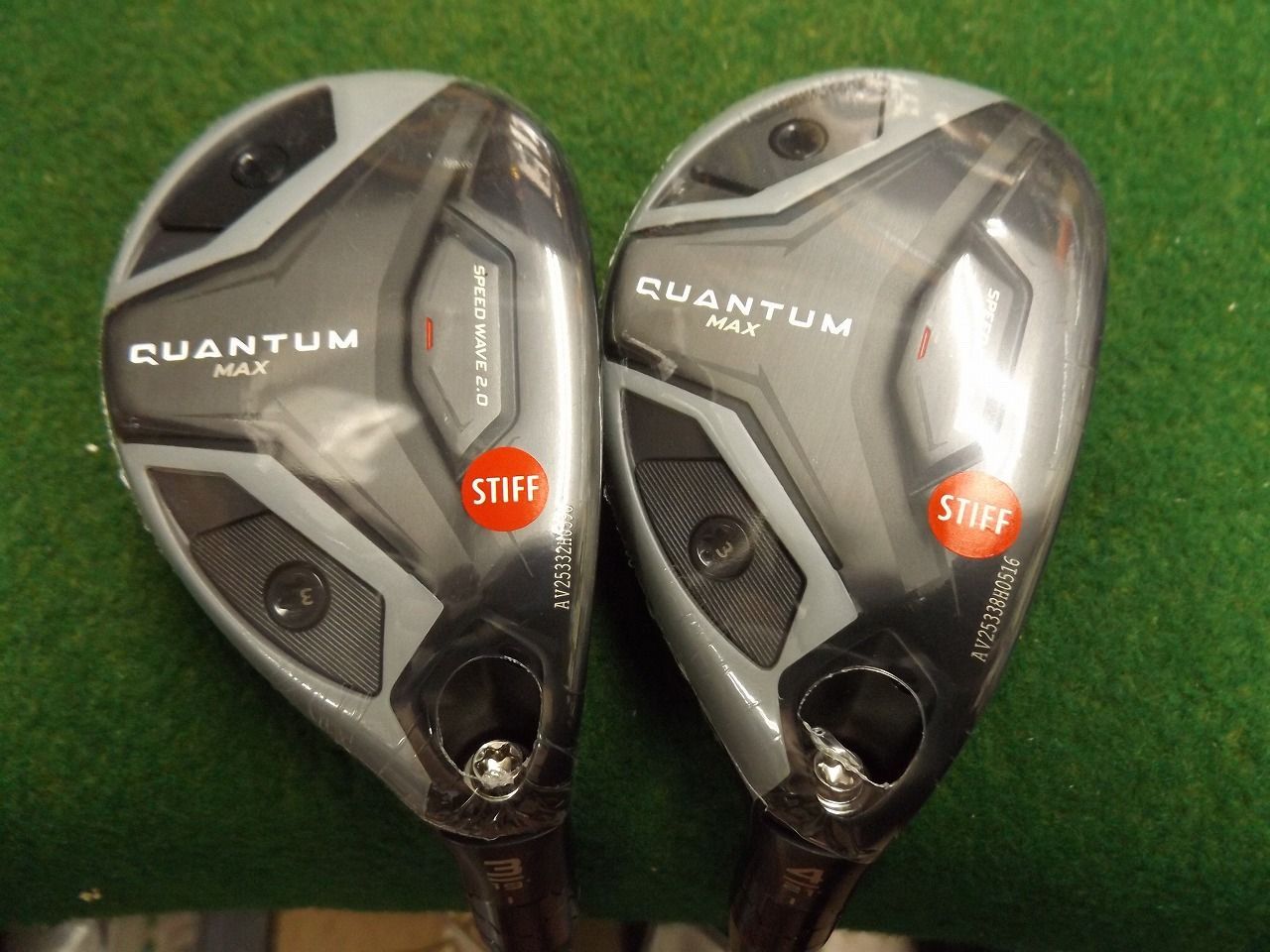 3105 QUANTUM MAX #3+#4 ATHLEMAX 60 S カバー有 新品 キャロウェイ クアンタムマックス ユーティリティ .3106