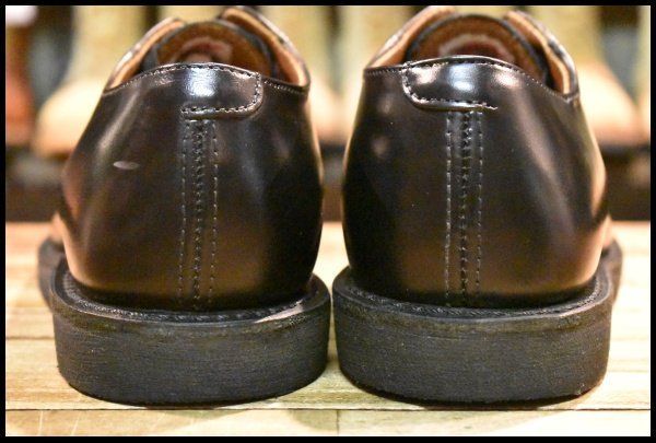 【8D 美品 25年】レッドウィング 101 ポストマン シューズ 黒 ブラック シャパラル ローカット 短靴 ブーツ redwing HOPESMORE【GE053】 【8D 美品 25年】レッドウィング 101 ポストマン シューズ 黒 ブラック シャパラル ローカット 短靴 ブーツ redwing HOPESMORE【GE053】