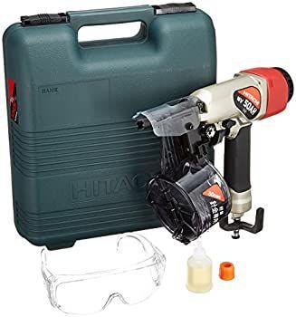 【中古】 HiKOKI ハイコーキ 日立工機 ロール釘打機 針金27~50mm 単発/連続打撃切替 打込み深さ調整機構 NV50AH