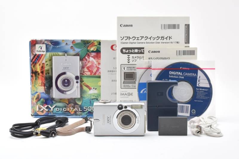【実用光学美品】箱あり Canon キャノン IXY DIGITAL 500 コンパクトデジタルカメラ #4162-11