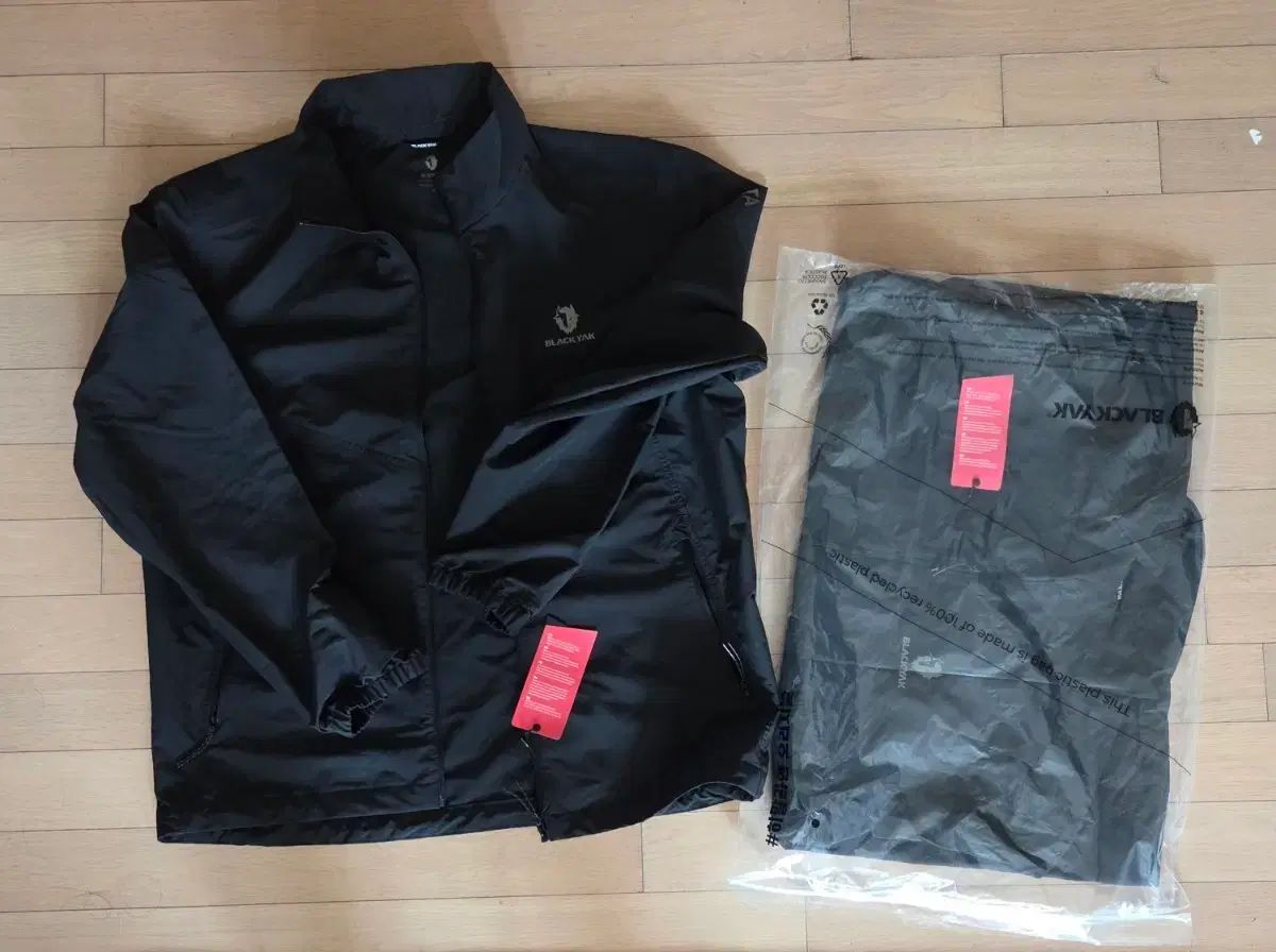 BLACK YAK ブラックヤク ウィンドブレーカー 上下セット ブラック