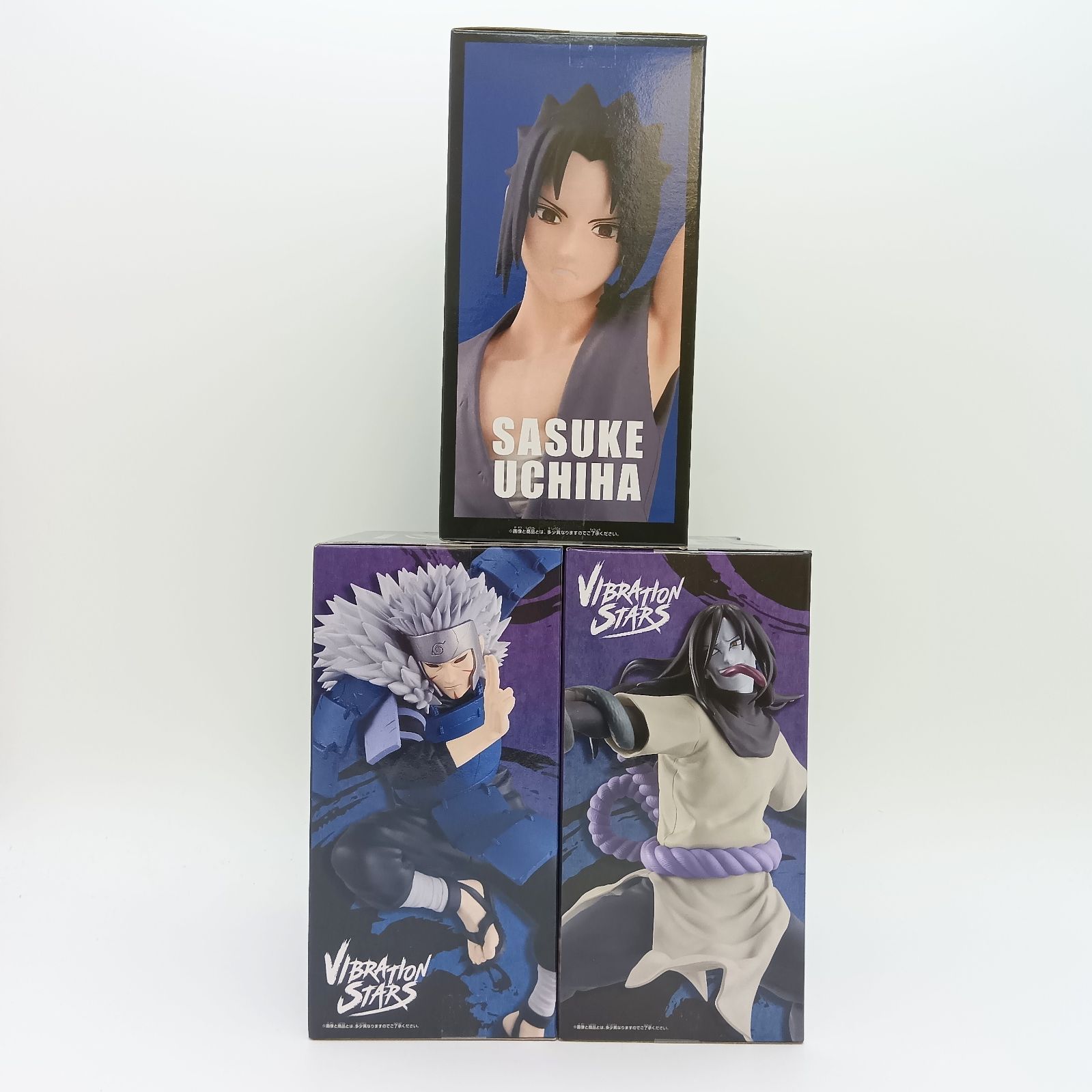 未開封】うちはサスケ 大蛇丸 千手扉間 3体セット まとめ売り NARUTO