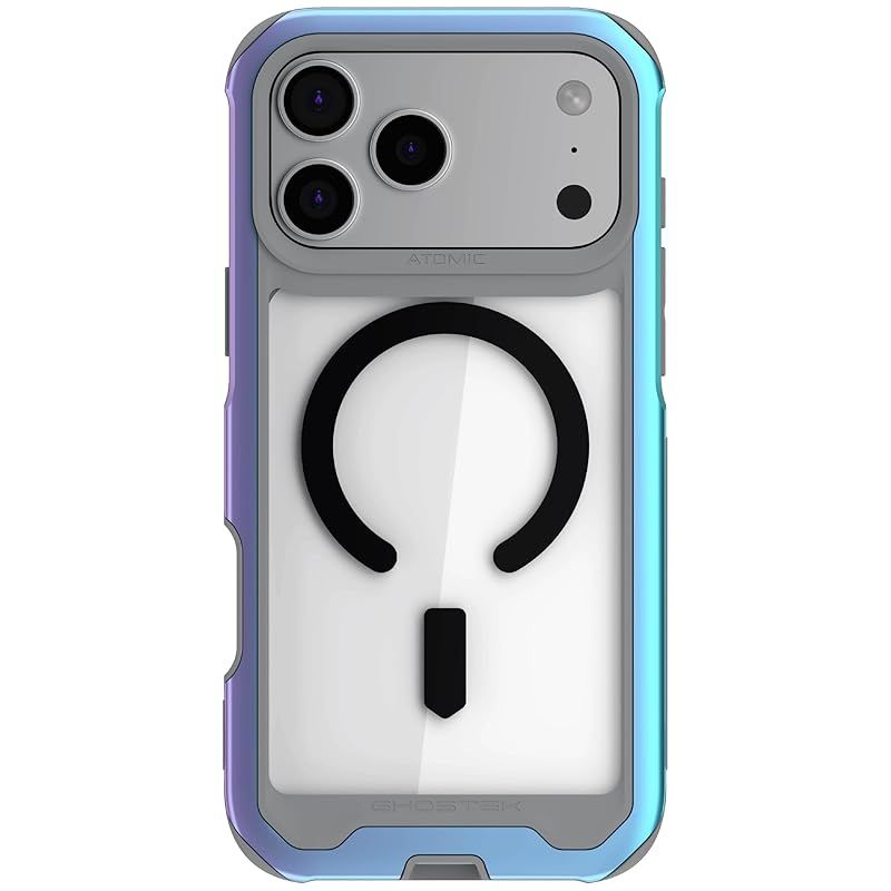 【新品】 ゴーステック アトミックスリム for iPhone 17 Pro プリズム Magsafe対応 スマホリング装着可 耐衝撃×アルミフレーム GHOCAS4301