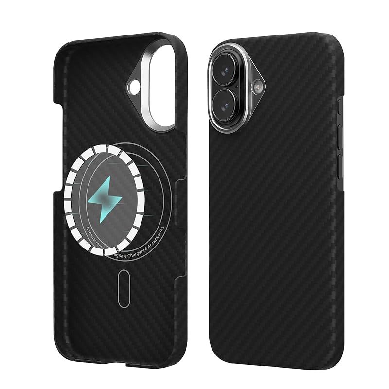 【新品】 kalibri ケース iPhone 17 ? アラミド繊維使用のスマホケース ? MagSafe対応 ? 超軽量ハードケース 黒色マット