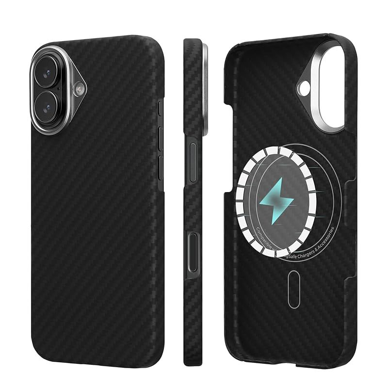 【新品】 kalibri ケース iPhone 17 ? アラミド繊維使用のスマホケース ? MagSafe対応 ? 超軽量ハードケース 黒色マット