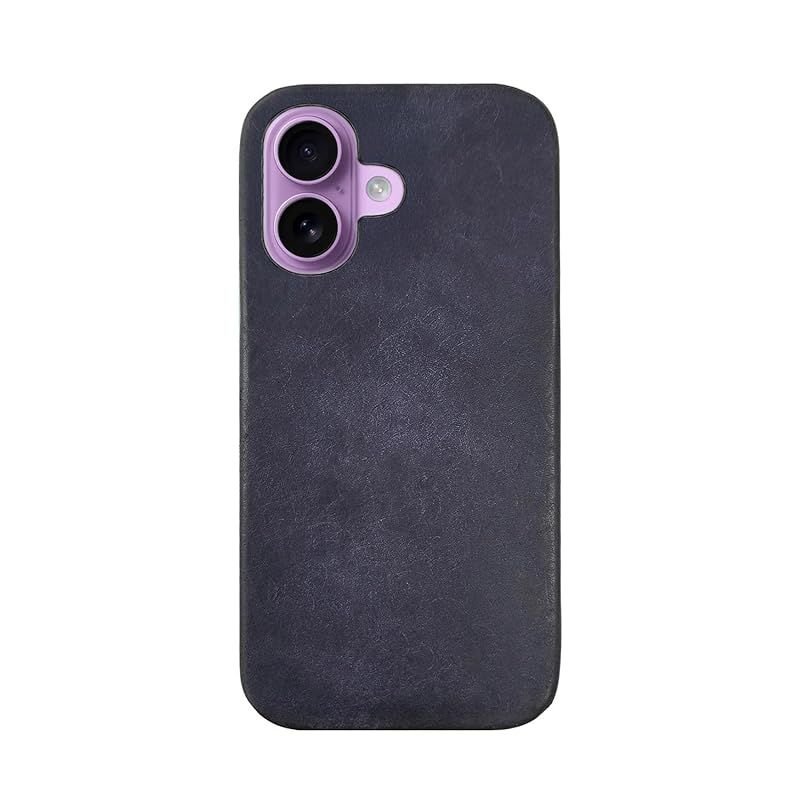 【新品】 ABBI SIGNATURE iPhone 17 用 ケース 日本製 イタリアン本革 MARGOT バックカバー [ MagSafe対応 ベジタブルタンニンレザー 革職人ハンドメイド ワイヤレス充電対応 ] ABS27804i17 ネイビー【正規品】