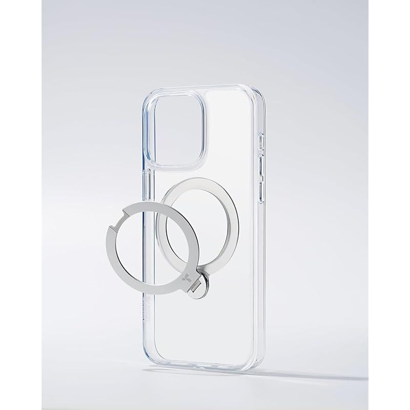 【新品】 TORRAS iPhone 16 Pro 用 ケース【超剛性|360° ゼンマイ式スタンド × 10 万回開閉耐久】 米軍規格 縦横両対応 リング付き マグネット搭載 ワイヤレス充電対応 耐衝撃 防指紋 半透明 Ostand Spin クリア 【新品】 TORRAS iPhone 16 Pro 用 ケース【超剛性|360° ゼンマイ式スタンド × 10 万回開閉耐久】 米軍規格 縦横両対応 リング付き マグネット搭載 ワイヤレス充電対応 耐衝撃 防指紋 半透明 Ostand Spin クリア
