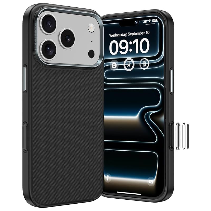 【新品】 【軍用規格】BENKS ArmorPro iPhone 17 Pro用 スマホケース MagSafe対応 耐衝撃 TPU素材 衝撃吸収 落下防止 いphone17 Proケース デュポン製アラミド＆TPU製 指紋防止 カメラ保護 クラシック シンプル