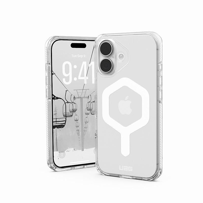 【新品】 URBAN ARMOR GEAR iPhone 17 2025対応耐衝撃ケース PLYO MAGSAFE アイス/ホワイト 【正規日本代理店品】 UAG-IPH25MB-YMS-I/W
