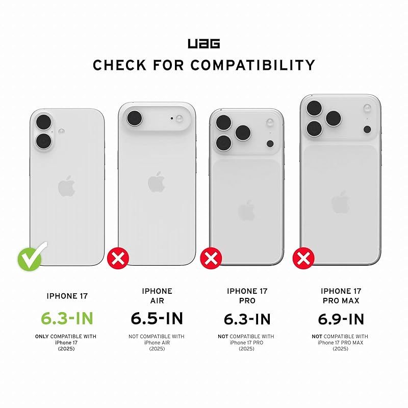 【新品】 URBAN ARMOR GEAR iPhone 17 2025対応耐衝撃ケース PLYO MAGSAFE アイス/ホワイト 【正規日本代理店品】 UAG-IPH25MB-YMS-I/W