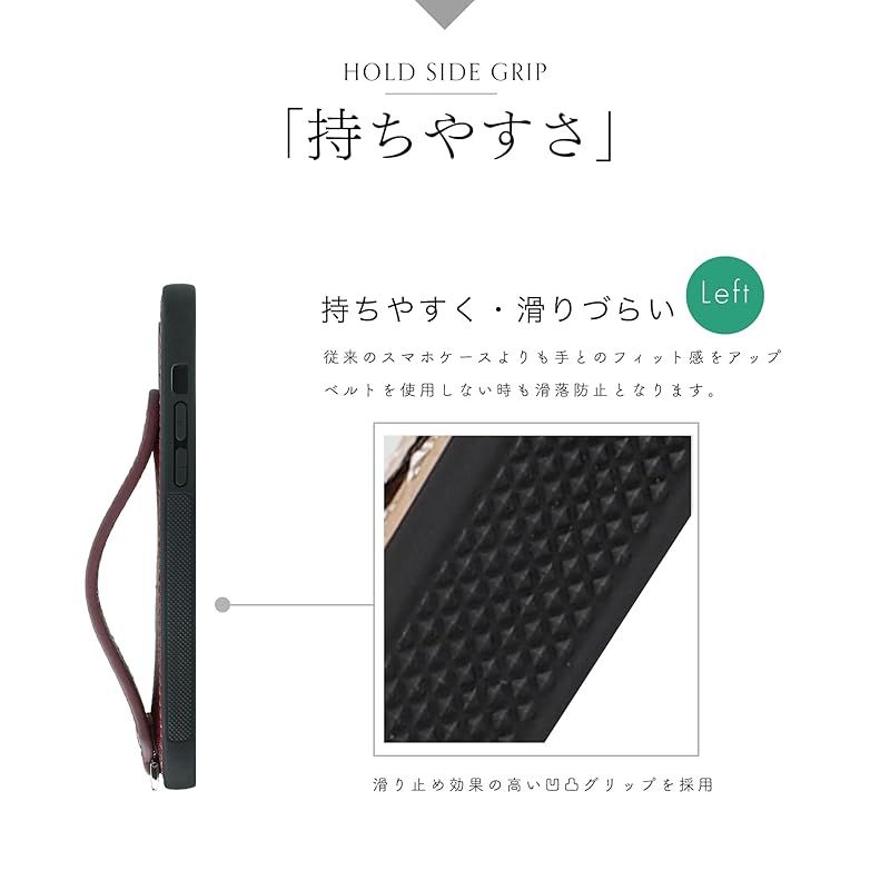 【新品】 HANATORA for iPhone 17e 16e ケース 本革 耐衝撃 背面ベルト ストラップリング スマホケース スマホ スタンド機能 ネックストラップ 付き カードポケット シュリンクレザー ギフト グレージュ CGHGZ-16e-Greg