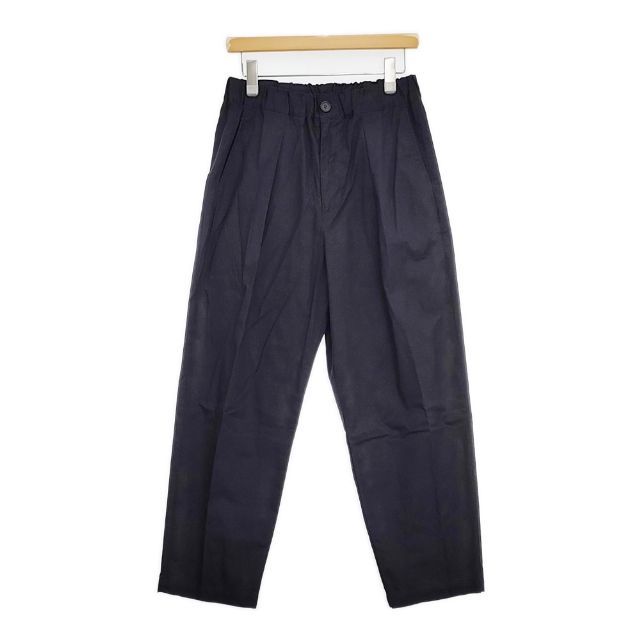 HUIS 512-KT02-29NVY オーガニックコットンライトオックスセミワイドパンツ パンツ ネイビー レディース ハウス/遠州織物【中古】6-0423G∞
