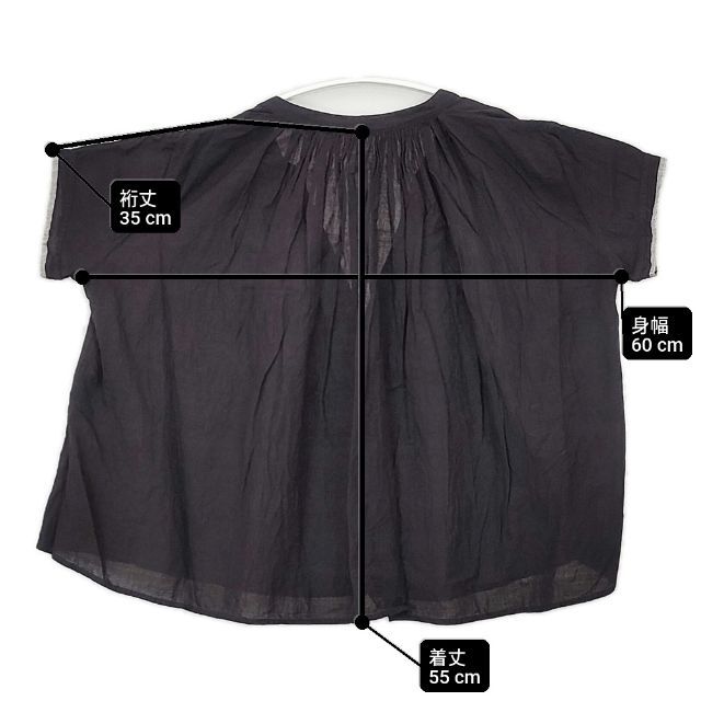 Khadi and Co インド製 コットン 半袖 ブラウス シャツ ブラック レディース カディ アンド コー【中古】6-0423S∞ Khadi and Co インド製 コットン 半袖 ブラウス シャツ ブラック レディース カディ アンド コー【中古】6-0423S∞