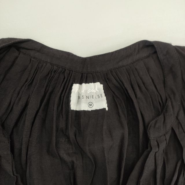 Khadi and Co インド製 コットン 半袖 ブラウス シャツ ブラック レディース カディ アンド コー【中古】6-0423S∞ Khadi and Co インド製 コットン 半袖 ブラウス シャツ ブラック レディース カディ アンド コー【中古】6-0423S∞