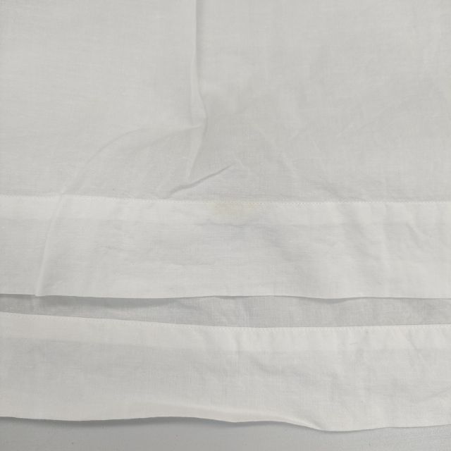 MARGARET HOWELL 578-2152013 COTTON LINEN 定価29700円 セーラーカラー ブラウス シャツ 22SS ホワイト レディース マーガレットハウエル【中古】6-0423S∞