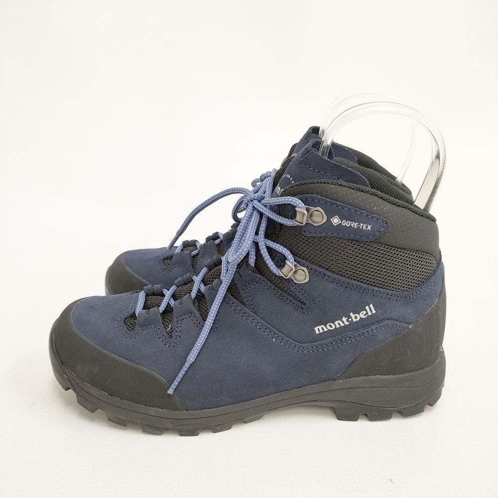 mont-bell マウンテンクルーザー600 レザー Women's 定価22400円 サイズ24cm シューズ・靴 ネイビー ブラック レディース モンベル【中古】6-0423G◎ mont-bell マウンテンクルーザー600 レザー Women's 定価22400円 サイズ24cm シューズ・靴 ネイビー ブラック レディース モンベル【中古】6-0423G◎