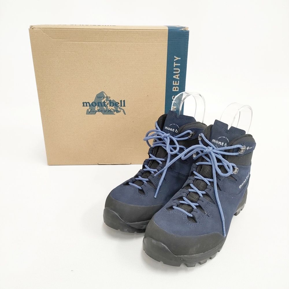 mont-bell マウンテンクルーザー600 レザー Women's 定価22400円 サイズ24cm シューズ・靴 ネイビー ブラック レディース モンベル【中古】6-0423G◎ mont-bell マウンテンクルーザー600 レザー Women's 定価22400円 サイズ24cm シューズ・靴 ネイビー ブラック レディース モンベル【中古】6-0423G◎