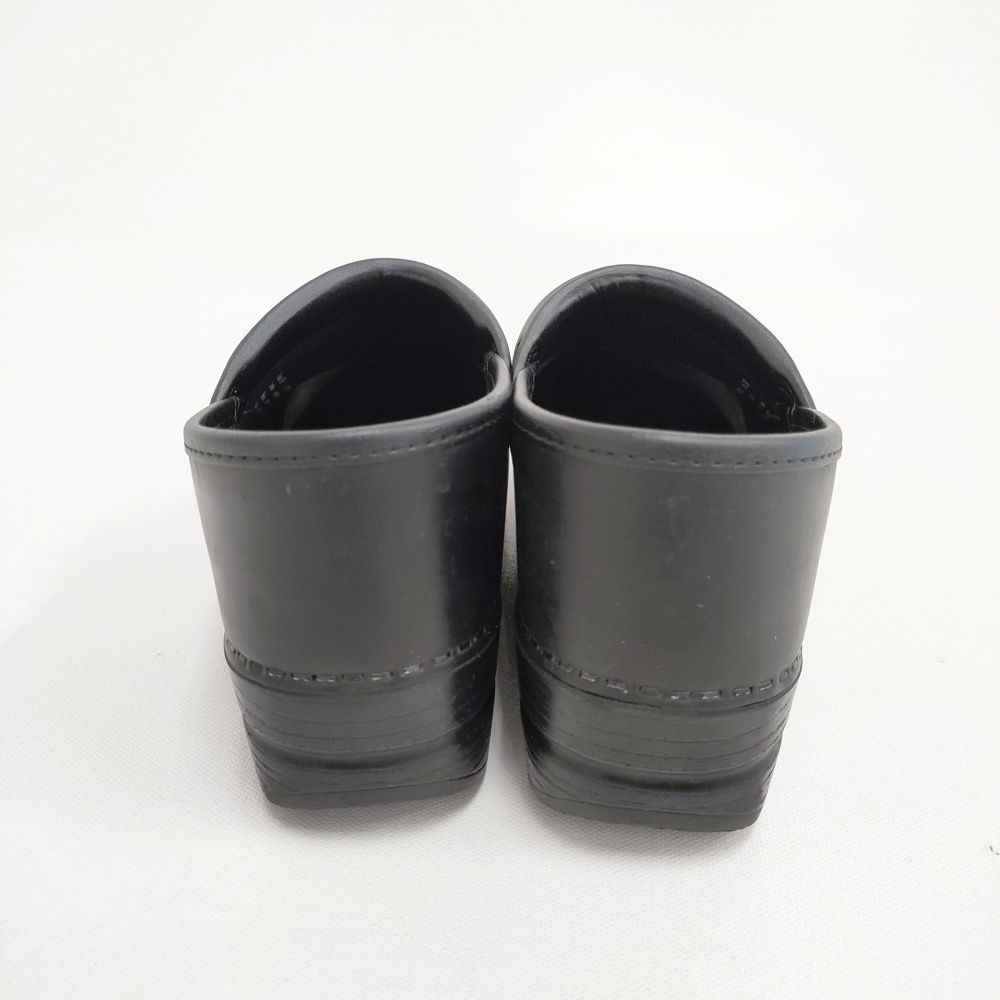 dansko Professional・Black Oiled プロフェッショナル ブラックオイルド シューズ 定価28600円 39 シューズ・靴 ブラック レディース ダンスコ【中古】6-0423G◎