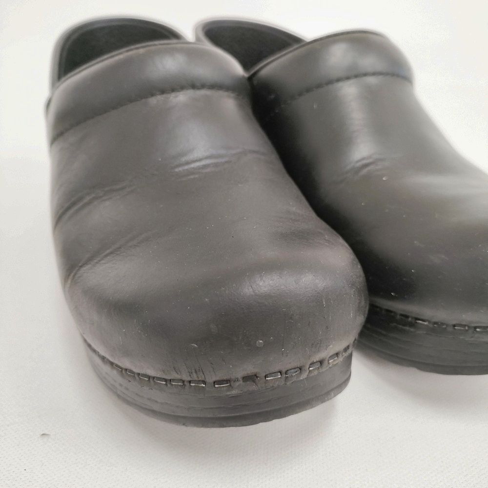 dansko Professional・Black Oiled プロフェッショナル ブラックオイルド シューズ 定価28600円 39 シューズ・靴 ブラック レディース ダンスコ【中古】6-0423G◎