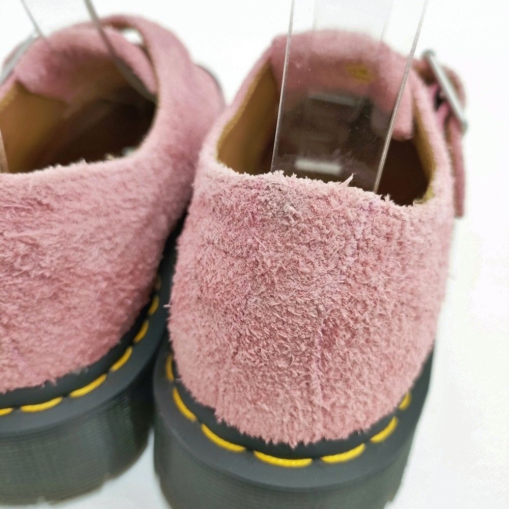 Dr.Martens RAMSEY キルト 定価31900円 モンクストラップ シューズ UK6 レザー 革 スウェード スエード 31501446 シューズ・靴 ピンク レディース ドクターマーチン【中古】6-0423G◎