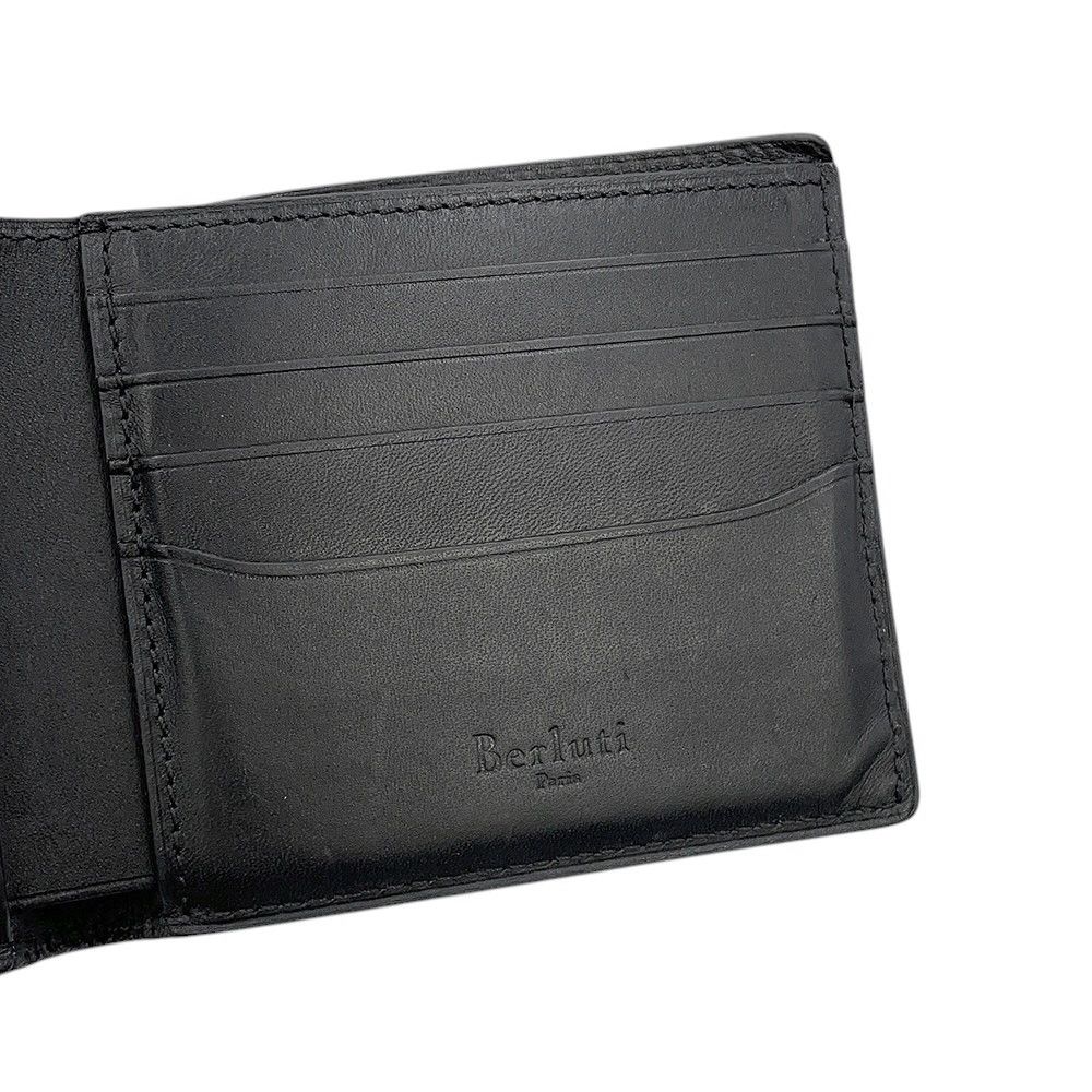 ベルルッティ 二つ折り財布 カリグラフィ レザー Berluti