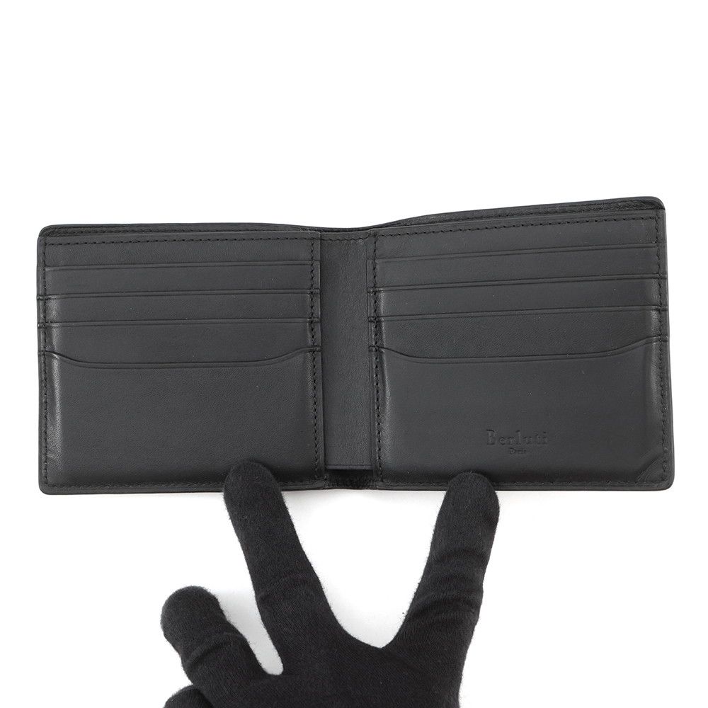 ベルルッティ 二つ折り財布 カリグラフィ レザー Berluti