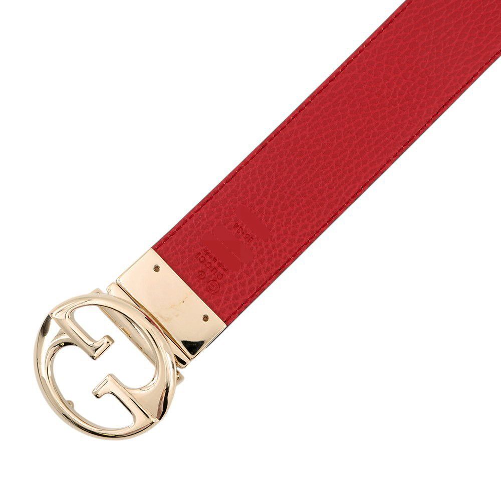 グッチ ベルト GGロゴバックル リバーシブル レザー サイズ85 450000 GUCCI 黒