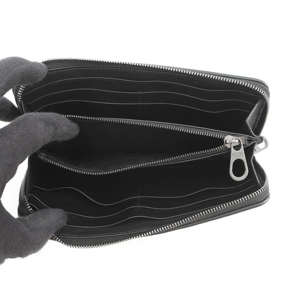 ボッテガヴェネタ 長財布 イントレチャート バイカラー ラウンドファスナー ロングウォレット 510643 BOTTEGA VENETA ボッテガヴェネタ 長財布 イントレチャート バイカラー ラウンドファスナー ロングウォレット 510643 BOTTEGA VENETA