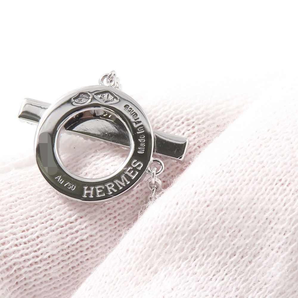エルメス ネックレス フィネス ペンダント ダイヤモンド 17P 計0.46ct K18WGホワイトゴールド HERMES エルメス ネックレス フィネス ペンダント ダイヤモンド 17P 計0.46ct K18WGホワイトゴールド HERMES