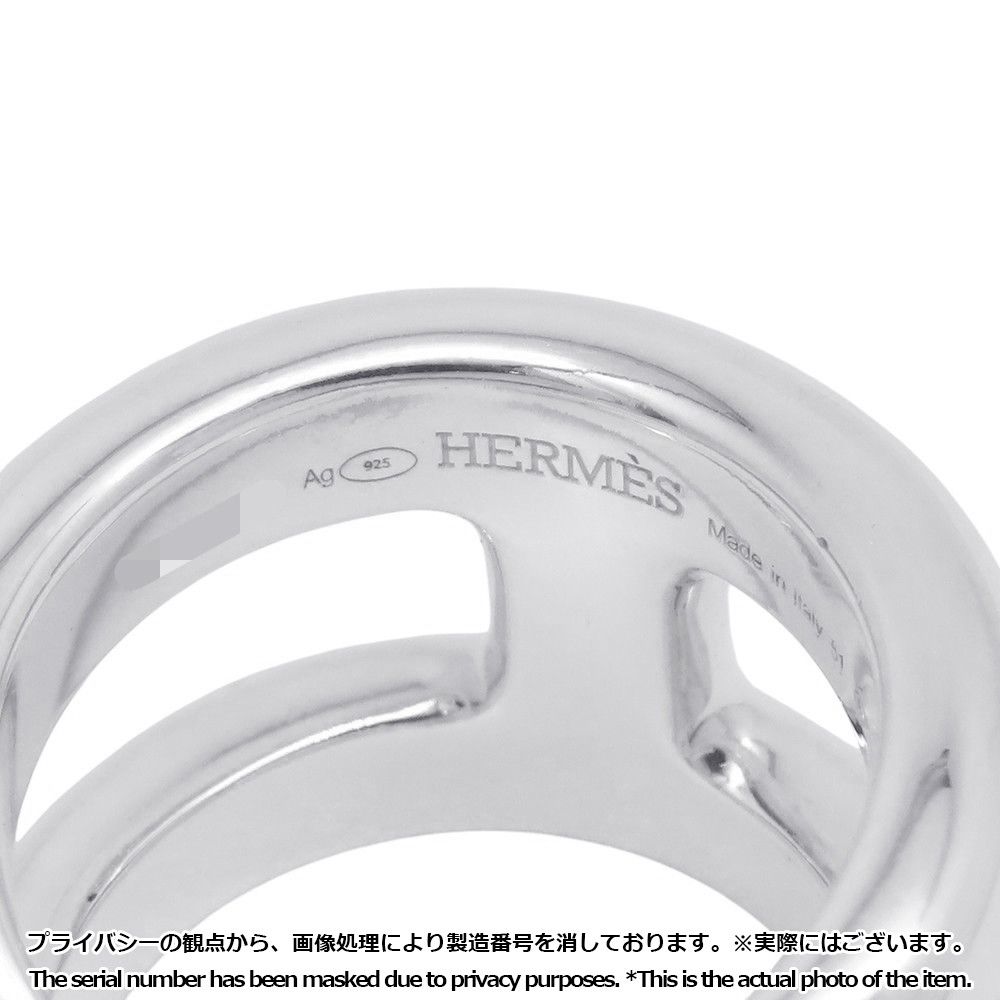 エルメス リング オスモズPM Osmose SV925シルバー リングサイズ●51 HERMES ジュエリー 指輪 エルメス リング オスモズPM Osmose SV925シルバー リングサイズ●51 HERMES ジュエリー 指輪
