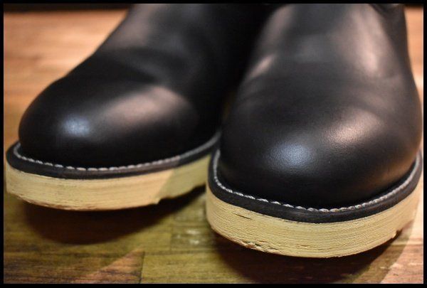 【6.5E 箱付 良品 羽タグ 98年】レッドウィング 8169 ペコス 黒 ブラッククローム プルオン ブーツ redwing pecos HOPESMORE【GE057】