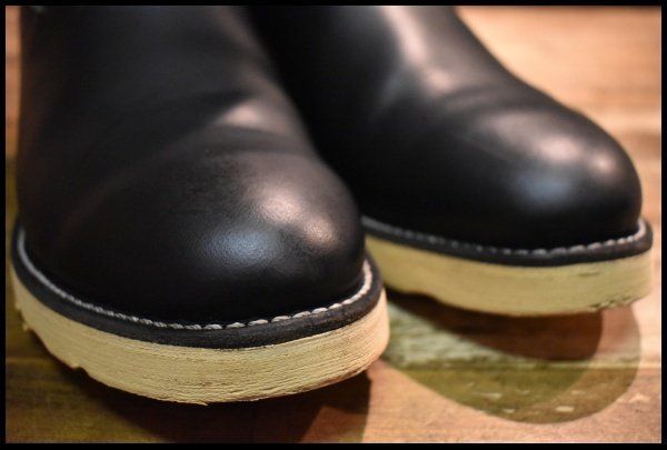 【6.5E 箱付 良品 羽タグ 98年】レッドウィング 8169 ペコス 黒 ブラッククローム プルオン ブーツ redwing pecos HOPESMORE【GE057】
