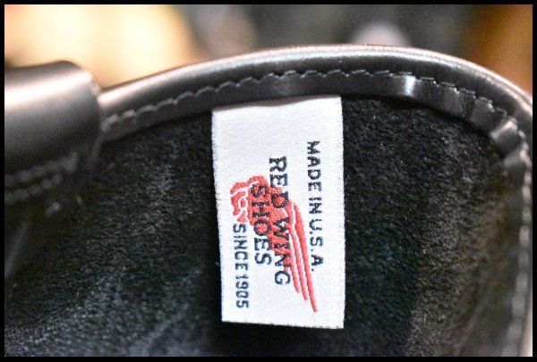 【6.5E 箱付 良品 羽タグ 98年】レッドウィング 8169 ペコス 黒 ブラッククローム プルオン ブーツ redwing pecos HOPESMORE【GE057】
