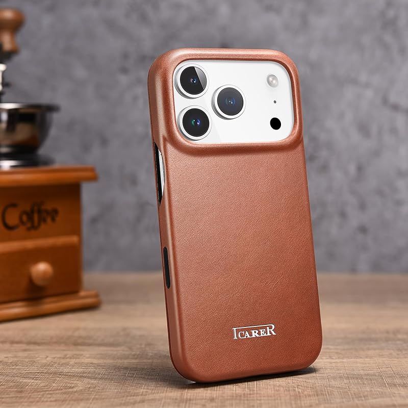 【新品】 iPhone 17 Pro 用 手帳型 ケース 本革 高級レザー 2025 マグネット閉じ カードポケット付き Mag-Safe対応 耐衝撃 滑り止め (ブラウン) 【新品】 iPhone 17 Pro 用 手帳型 ケース 本革 高級レザー 2025 マグネット閉じ カードポケット付き Mag-Safe対応 耐衝撃 滑り止め (ブラウン)