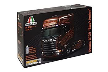 【中古】 イタレリ 1/24 スカニア R730 ブラックアンバー トラクターヘッド プラスチックモデルキット IT3897 中古】 イタレリ 1/24 スカニア R730 ブラックアンバー トラクター