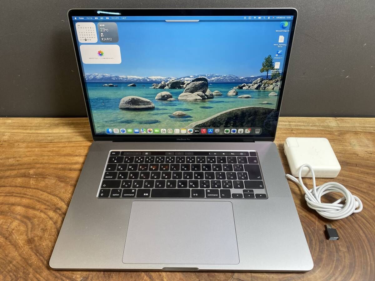 ［訳あり］Apple MacBook Pro（16インチ, 2019）/ Core i9 / メモリ32GB / SSD 2TB / Radeon Pro 5500M / Windows11 / Office2024 / CJ810
