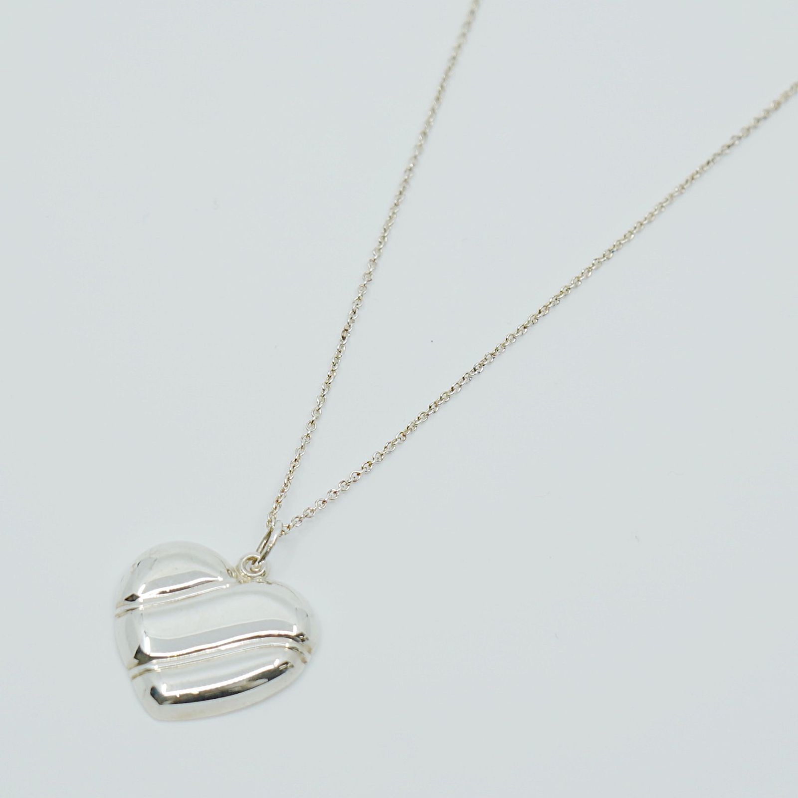 Tiffany & Co. ティファニー SV925 ハート ネックレス シルバー アクセサリー レディース 高級 フォーマル 「46EL」