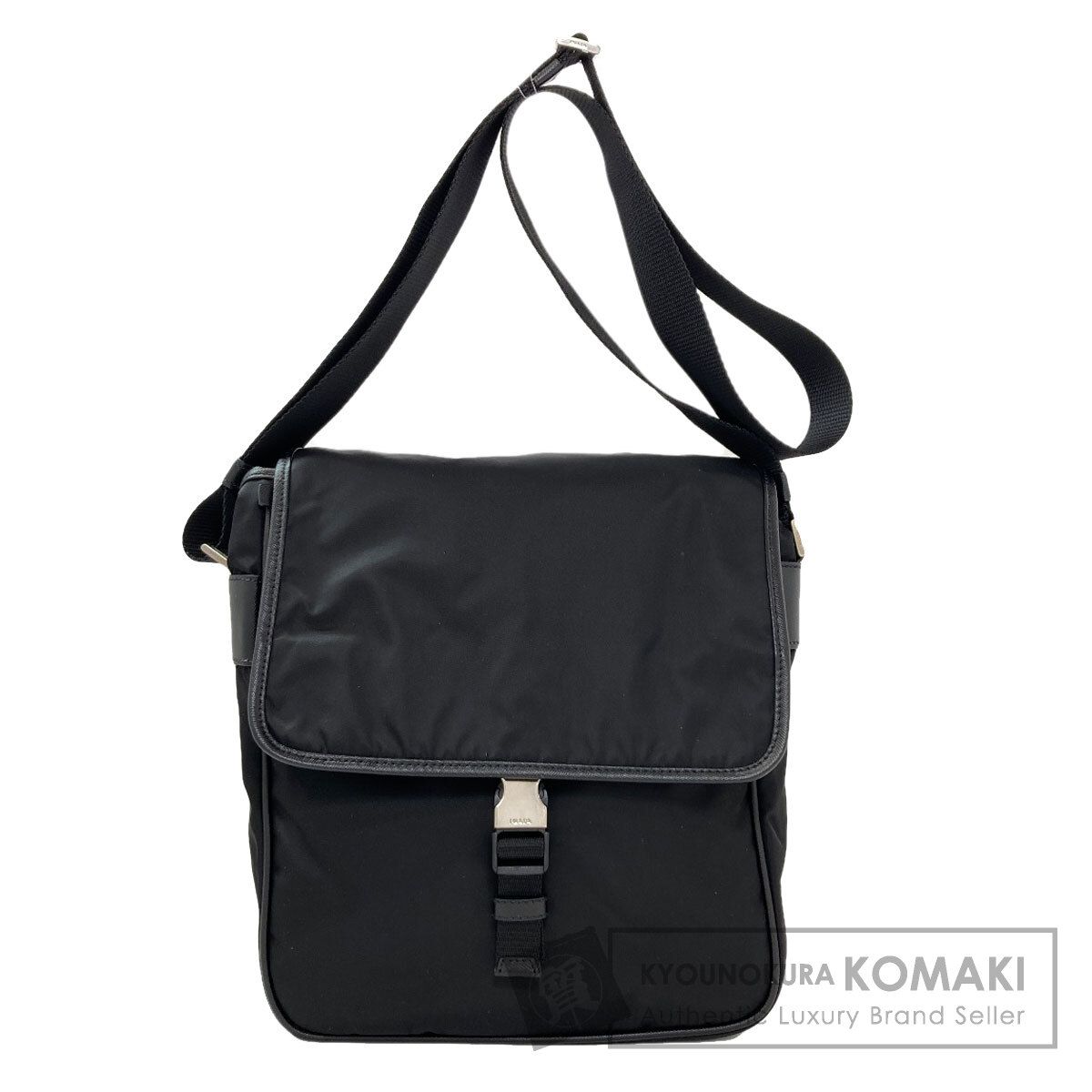 PRADA プラダ ロゴ金具 ショルダーバッグ ナイロン レディース [中古]