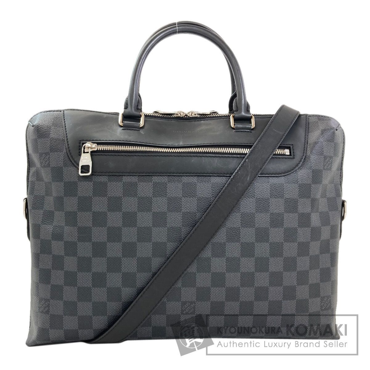 LOUIS VUITTON ルイヴィトン N48260 ポルト ドキュマン・ジュールNM ビジネスバッグ ダミエキャンバス レディース [中古]