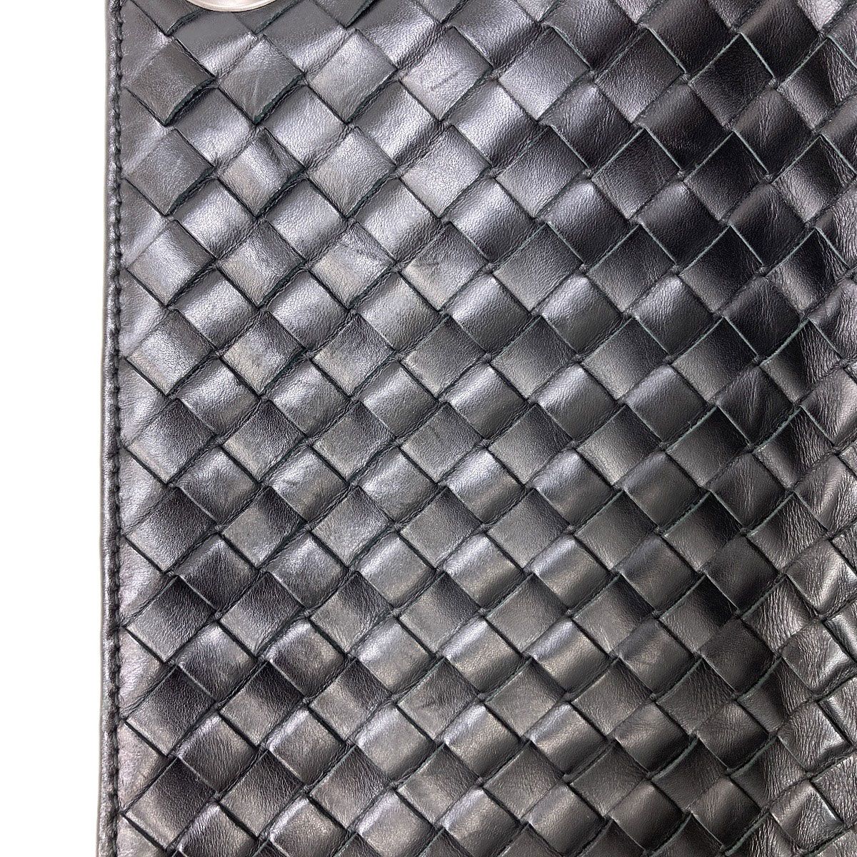 BOTTEGA VENETA ボッテガヴェネタ イントレチャート ショルダーバッグ カーフ レディース [中古]