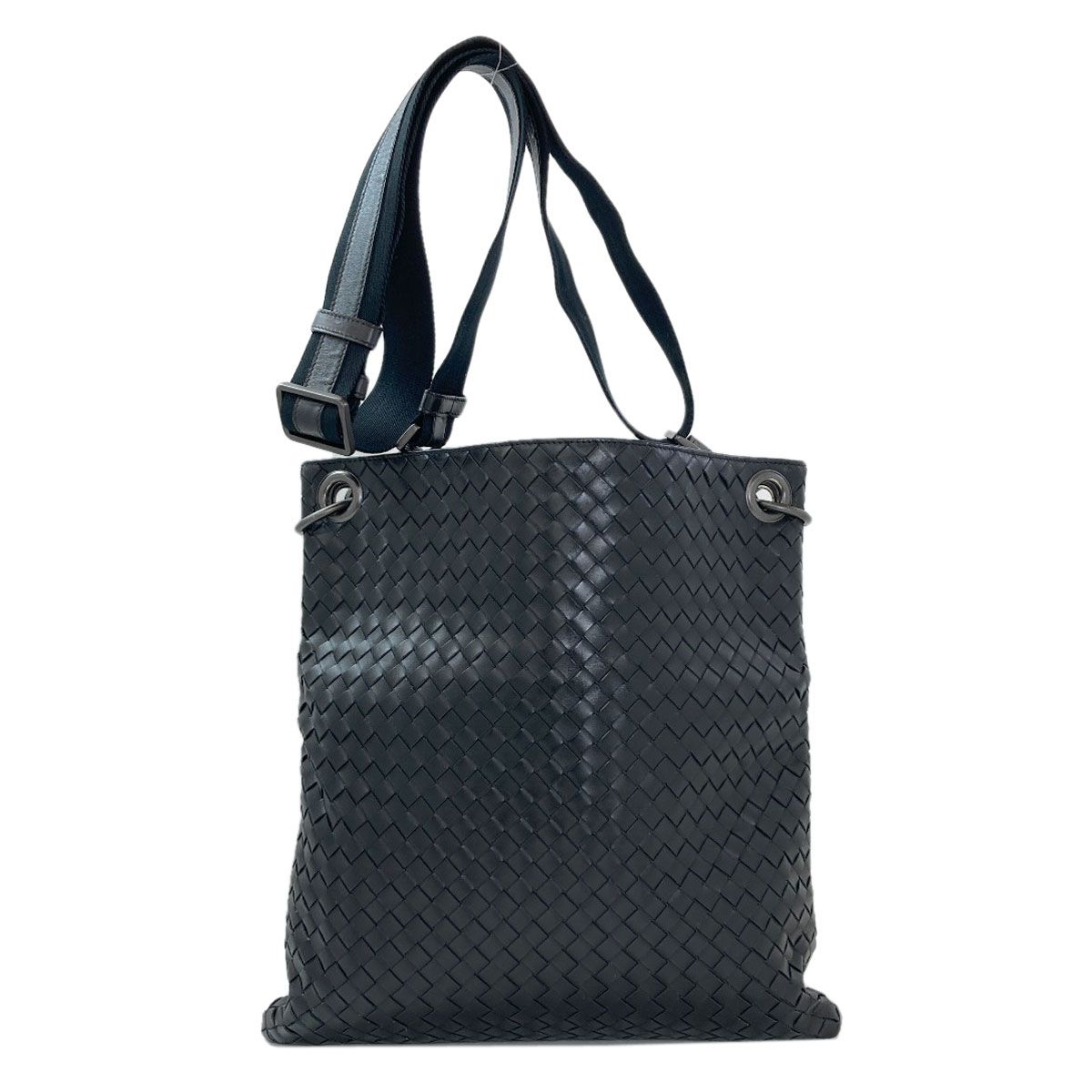 BOTTEGA VENETA ボッテガヴェネタ イントレチャート ショルダーバッグ カーフ レディース [中古]