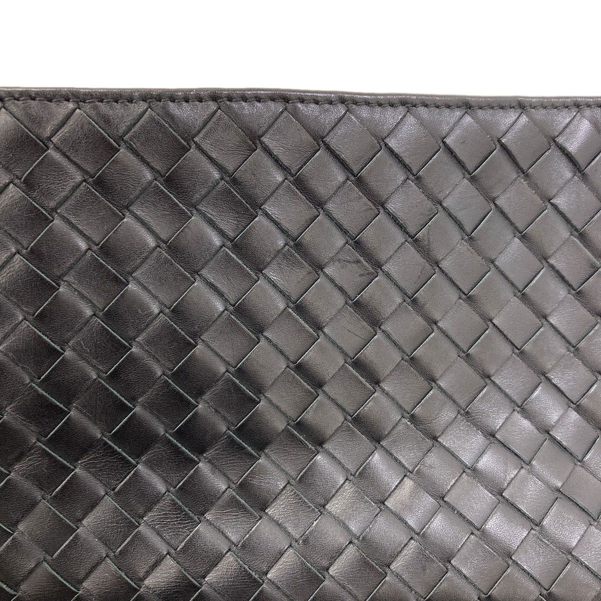 BOTTEGA VENETA ボッテガヴェネタ イントレチャート ショルダーバッグ カーフ レディース [中古]