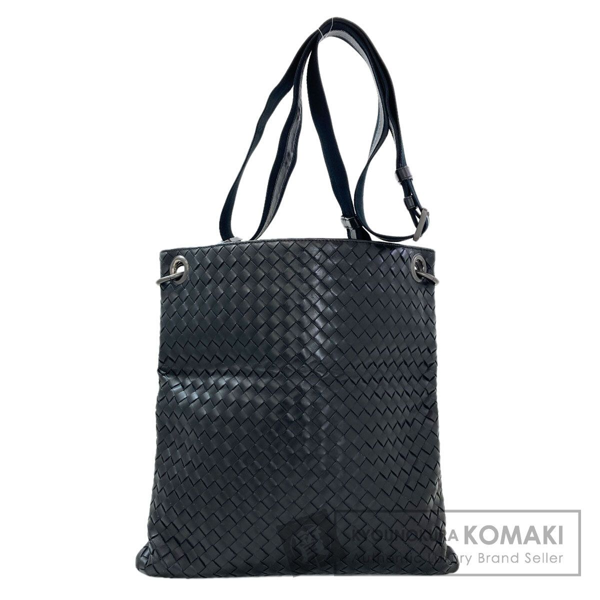 BOTTEGA VENETA ボッテガヴェネタ イントレチャート ショルダーバッグ カーフ レディース [中古]