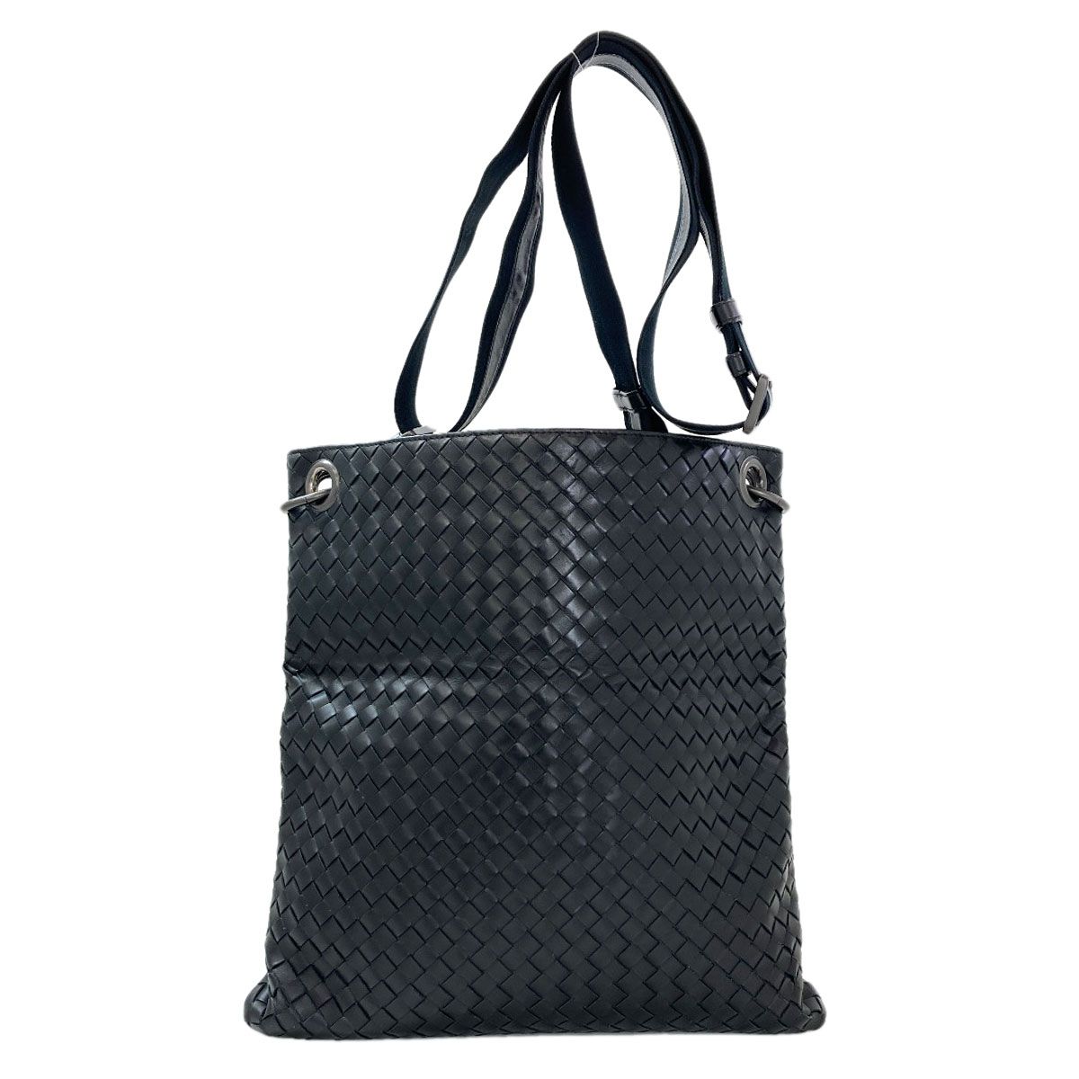 BOTTEGA VENETA ボッテガヴェネタ イントレチャート ショルダーバッグ カーフ レディース [中古]