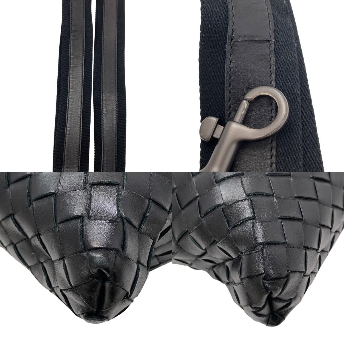 BOTTEGA VENETA ボッテガヴェネタ イントレチャート ショルダーバッグ カーフ レディース [中古]