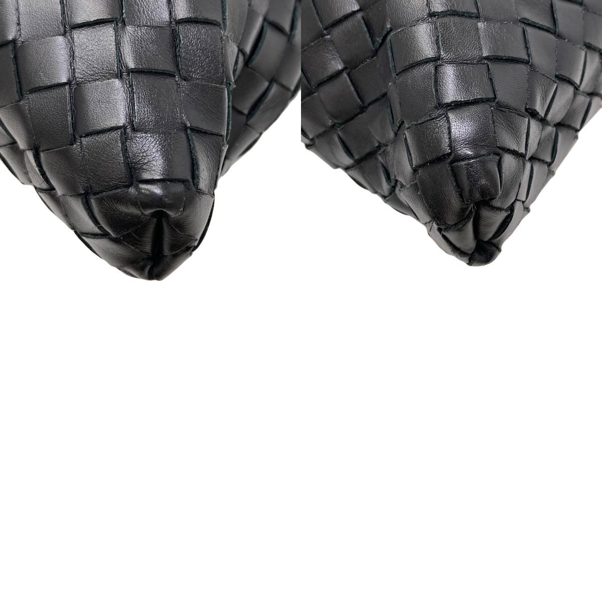BOTTEGA VENETA ボッテガヴェネタ イントレチャート ショルダーバッグ カーフ レディース [中古]