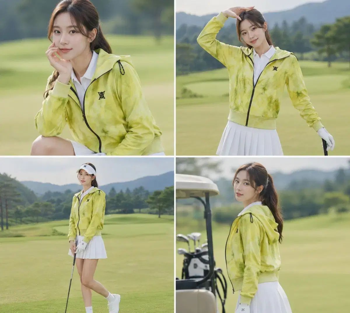 正規品 ANEW GOLF(アニューゴルフ) レディース オーバーサイズ ジャージ フード ジャケット M