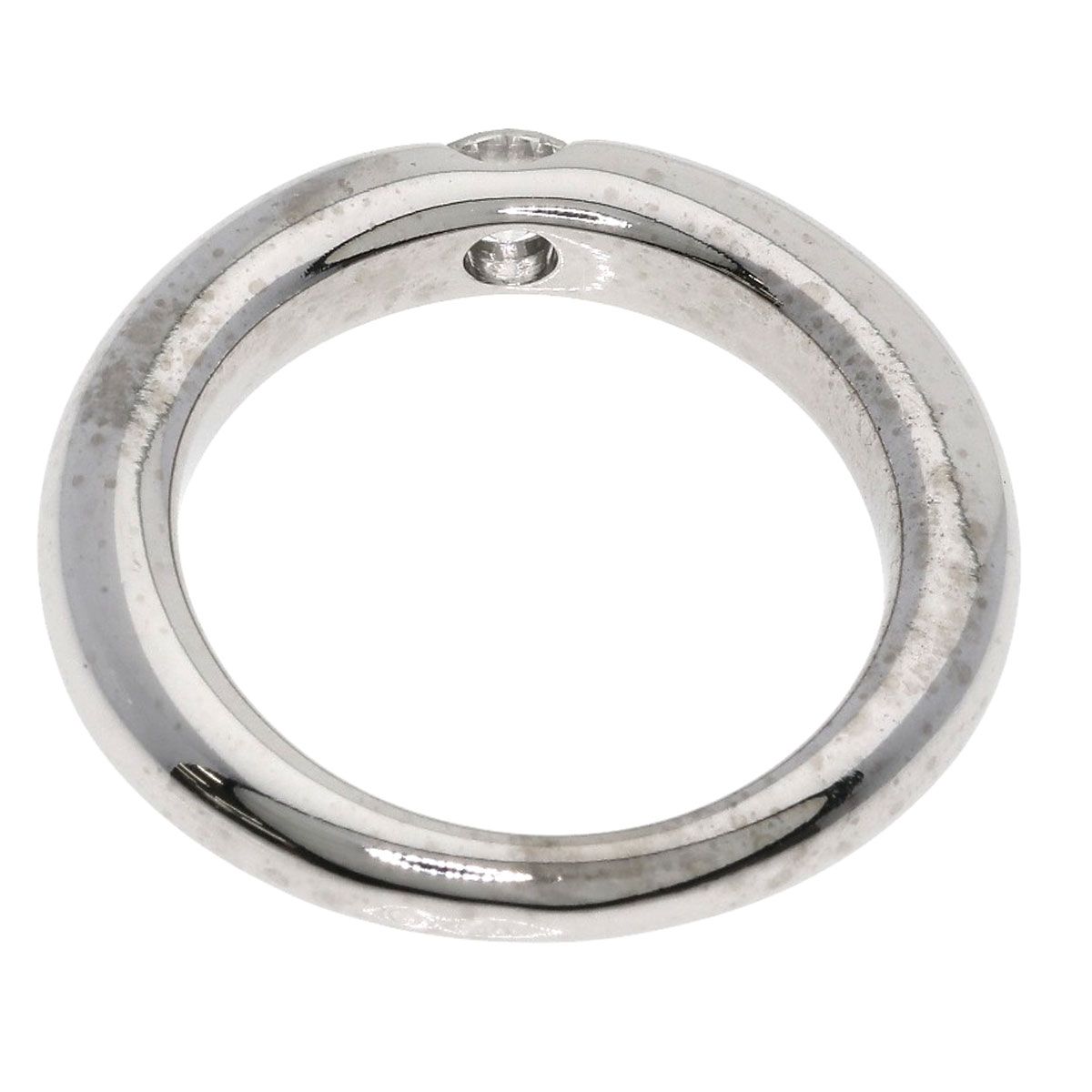CARTIER カルティエ エリプス ダイヤモンド #53 リング・指輪 K18WG レディース [中古]